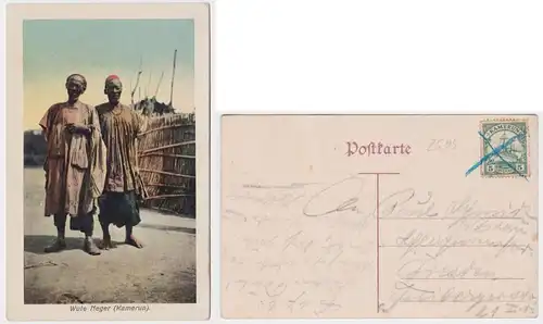 901825 Ak Eingeborene (Kamerun) Deutsche Kolonie Kamerun um 1910