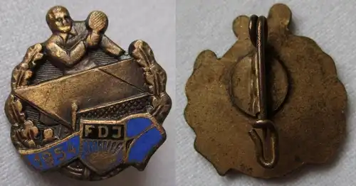DDR Abzeichen für Teilnahme an Wettkämpfen im Tischtennis FDJ 1954 (118886)