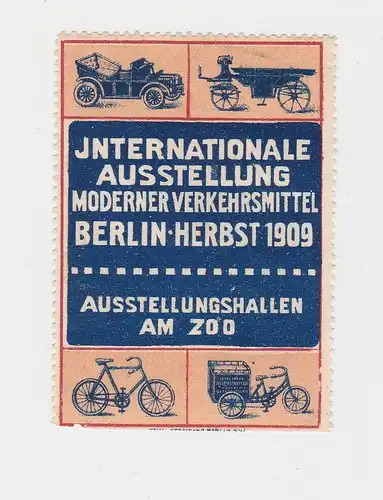 Vignette Internationale Ausstellung moderner Verkehrsmittel Berlin 1909 (84655)