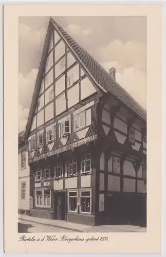 903075 Ak Rinteln an der Weser Bürgerhaus gebaut 1537 um 1930