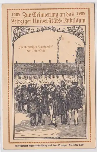 99270 Ak Zur Erinnerung an das Leipziger Universitäts Jubiläum 1409-1909