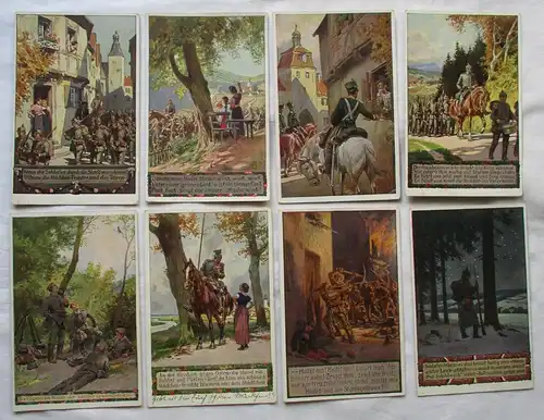 49612/8 Künstler Ak Paul Hey Soldaten Motive 1.Weltkrieg