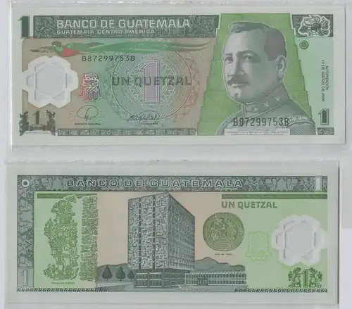 1 Quetzal Banknoten Guatemala 2008 kassenfrisch (145173)