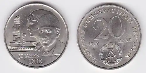 DDR Gedenk Münze 20 Mark 30.Jahrestag der DDR 1979 (121854)