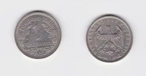 1 Mark Nickel Münze 3.Reich 1934 D, Jäger 354 (130907)