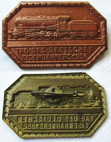 DDR Abzeichen Tag des deutschen Eisenbahners 1956 (109637)