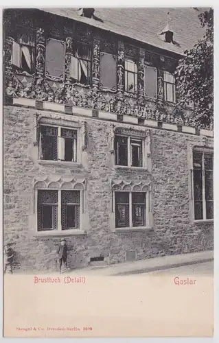 902678 Ak Goslar Brusttuch (Detail) um 1900