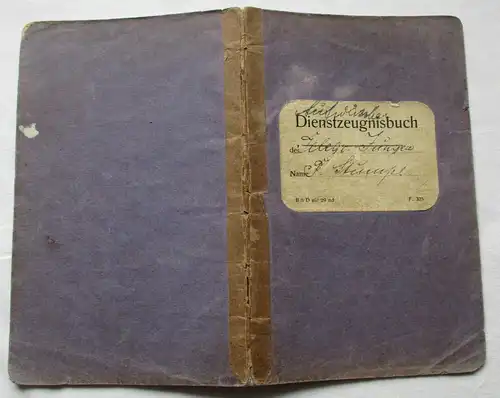 Dienstzeugnisbuch Hamburg-Amerika-Linie MS Milwaukee Madgalena 1930 (113356)