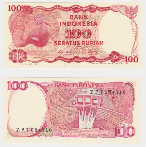 100 Rupiah Banknote Indonesien Indonesia 1984 bankfrisch UNC (153971)