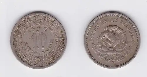 10 Centavos Kupfer Nickel Münze Mexiko 1946 (118400)