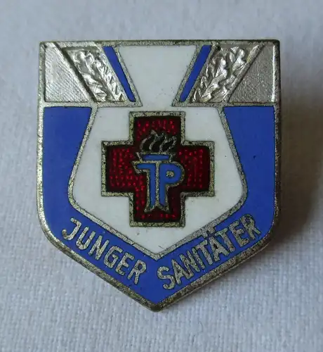 DDR Abzeichen Rotes Kreuz Junger Sanitäter in Silber (134374)
