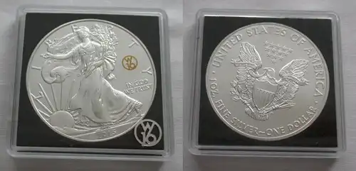 1 Dollar Silber Münze Silver Eagle USA 2015 1 Unze Feinsilber (152756)