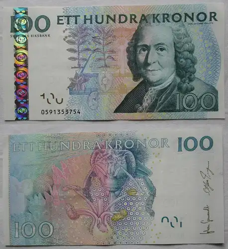 Banknote 100 Kronen Schweden 2014 Pick 65 c (109332)