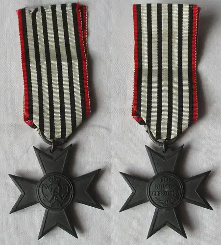 Orden Preussen Verdienstkreuz Kriegshilfsdienst 1916 am Band (105129)