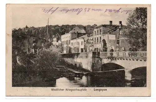 904027 Feldpost Ak Longuyon Westlicher Kriegsschauplatz um 1915