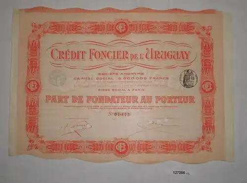 250 Francs Crédit Foncier de l'Uruguay Paris (127266)