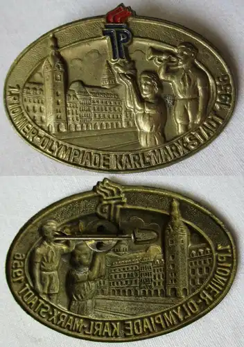 DDR Abzeichen 1. Pionierolympiade Karl Marx Stadt 1956 Jung Pioniere (134931)