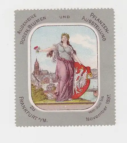 Vignette Allgemeine Rosen un Pflanzen Ausstellung zu Frankfurt a.M. 1897 (89389)