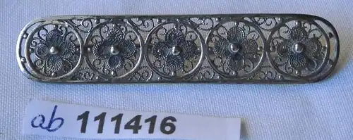 filigrane Brosche 835er Silber um 1930 (111416)
