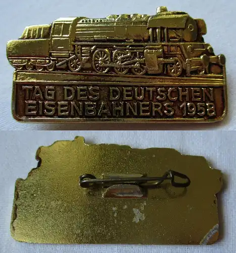 DDR Abzeichen Tag des deutschen Eisenbahners 1958 (117387)
