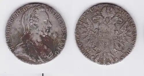 1 Taler Silbermünze Österreich Habsburg RDR 1780 S.F. (117110)