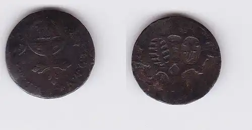 6 Pfennige Silber Münze Sachsen Weimar Eisenach 1764 (114683)