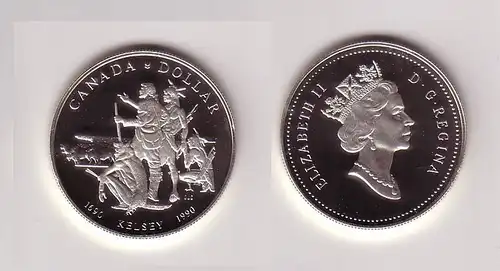 1 Dollar Silbermünze Kanada 300.Jahrestag der Expedition von Henry Kelsey 108792