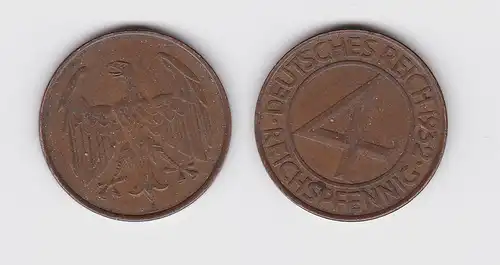 4 Pfennig Kupfer Münze Weimarer Republik 1932 A "Brüning Taler" (134439)