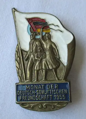 DDR Abzeichen Monat der Deutsch Sowjetischen Freundschaft 1955 (134310)