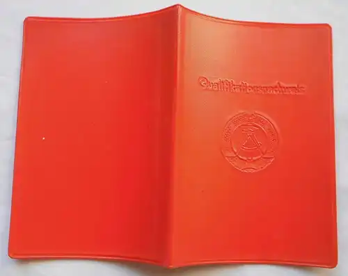 DDR Ausweis Qualitätsnachweis Gurkenanbau IGA Erfurt 1965 (101094)