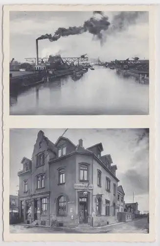 901099 Mehrbild Ak Mannheim Rheinau Wirtschaft und Kolonialwaren um 1920