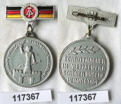 DDR Medaille NAW Magdeburg "Schöner unsere Heimatstadt" (117367)