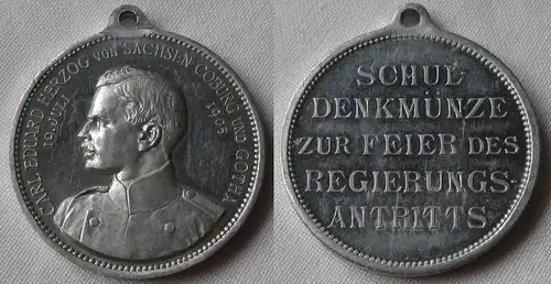 Medaille Regierungsantritt Carl Eduard Herzog v. Sachsen Coburg & Gotha (105023)