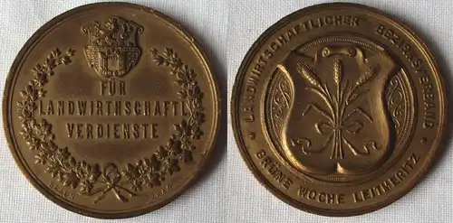 Medaille landwirtschaftlicher Bezirksverband Grüne Woche Leitmeritz (163340)