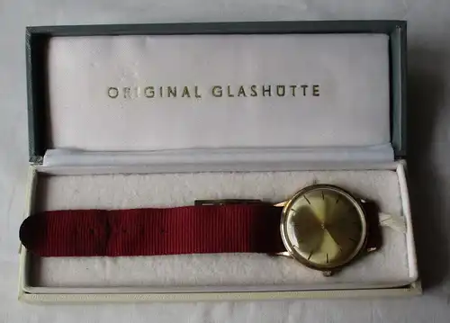 GUB Glashütte Armbanduhr Spezimatic Kaliber 74 HAU OVP + Garantieschein (117197)