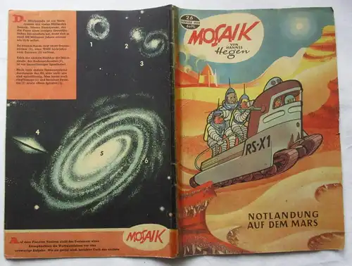 Mosaik von Hannes Hegen Digedag Nr. 26 von 1959 Notlandung auf dem Mars (123539)