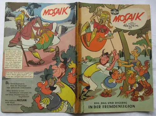 Mosaik von Hannes Hegen Digedag Nr. 20 von 1958 In der Fremdenlegion (120127)