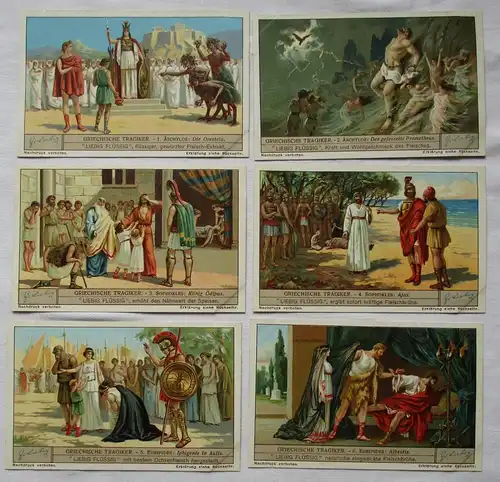 Liebigbilder Serie Nr. 1000 Griechische Tragiker 1930 (4/124123)
