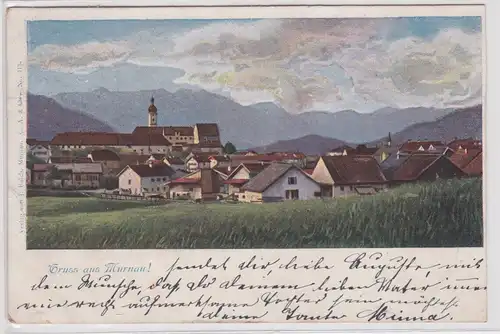 901706 Ak Gruss aus Murnau - Totalansicht 1901