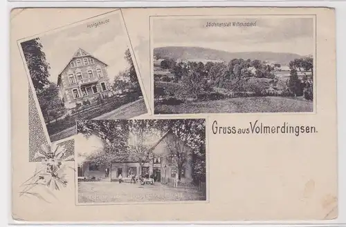 75100 Mehrbild Ak Gruß aus Volmerdingsen Gasthof, Post usw. um 1900