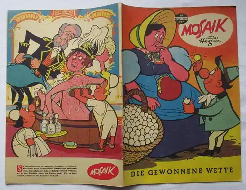 Mosaik von Hannes Hegen Digedag Nr. 81 von 1963 Die gewonnene Wette (139613)