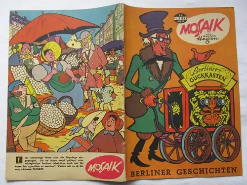 Mosaik von Hannes Hegen Digedag Nr. 80 von 1963 Berliner Geschichten (136275)