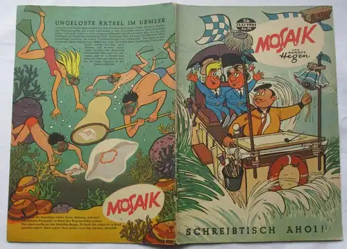 Mosaik von Hannes Hegen Digedag Nr. 56 von 1961 Schreibtisch Ahoi! (132817)