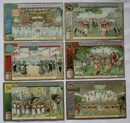 Liebigbilder Serie Nr. 413 Sport, Grosses Ballett von Manzotti 1898 (5/123181)