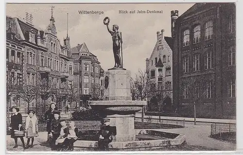93643 AK Wittenberge - Blick auf Jahn-Denkmal