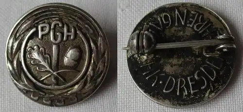 DDR 835er Silber Ehrenzeichen Handwerkskammer des Bezirkes Dresden PGH (113554)