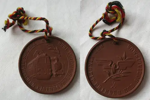 DDR Medaille Tag des deutschen Eisenbahners 10. Juni 1958 (100824)