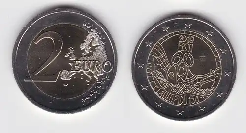 2 Euro Bi-Metall Münze Estland 2019 Liederfestival (143254)