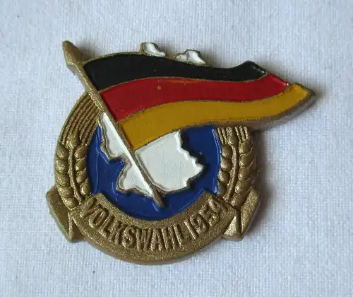 seltenes DDR Papp Abzeichen Volkswahl 1954 (134360)