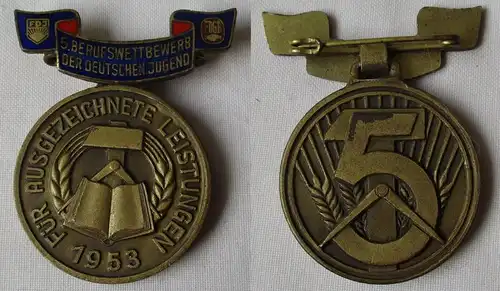DDR Medaille 5.Berufswettbewerb der deutschen Jugend 1953 (161943)